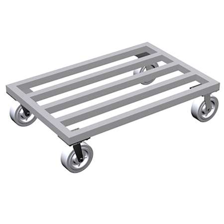 Lockwood Manufacturing 24" x 36" x 9" 1600 lb Capacity Heavy Duty Mobile Dunnage Rack MDR-2436-6